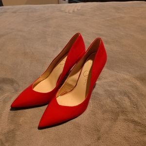 Jessica Simpson Red High Heels (8.5)